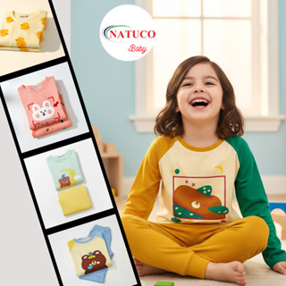 Bộ Quần Áo Trẻ Em Minky Mom, Chất Thun Lạnh Thoáng Mát, Phối Màu Nổi Bật Cho Bé 8-27Kg TD-IN27