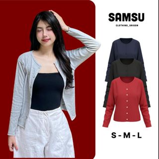   MÀU MỚI  Áo Khoác Cardigan Trơn Nhiều Màu Peonyb Mùa Thu Đông Kiểu Dáng Bánh Bèo Tiểu Thư Hotgirl Đẹp Samsu.clothing 