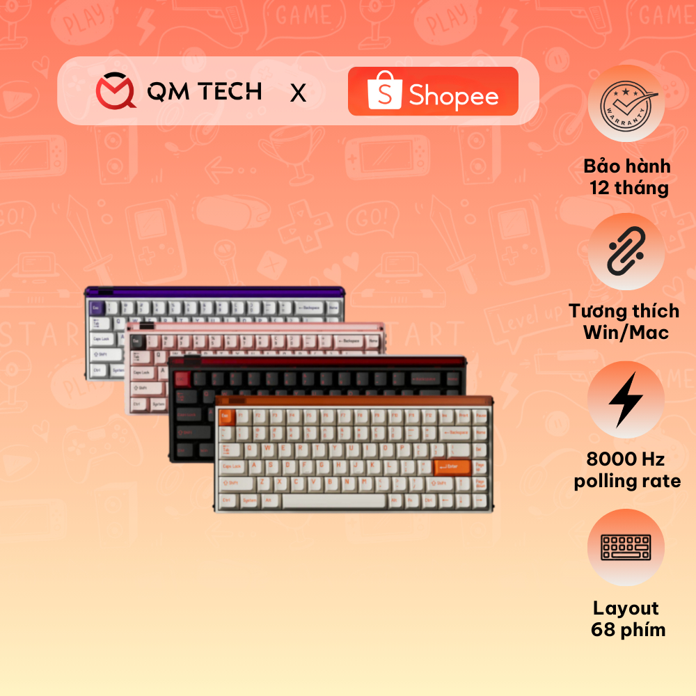 Bàn phím MelGeek MADE68/84 Pro | Ultra Rapid Trigger - QMTECH STORE