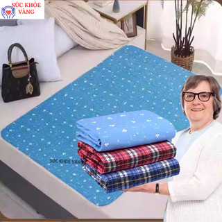  Tấm Lót Chống Thấm Hút Nước Tiểu Tái Sử Dụng Cho Giường – Dành Cho Người Già và Trẻ Em 