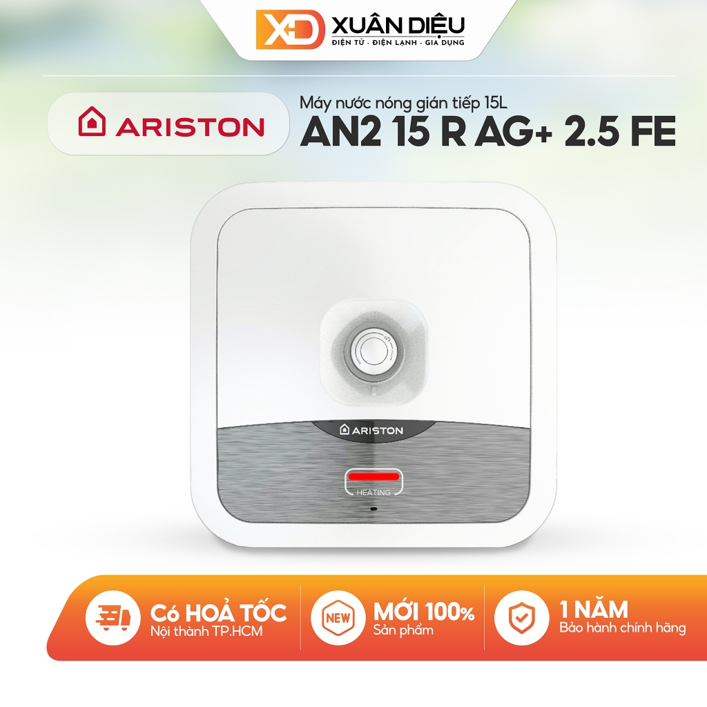 AN2 15 R AG+ 2.5 FE - Máy Nóng Tắm Gián Tiếp Ariston AN2 15 R AG+ 2.5 FE
