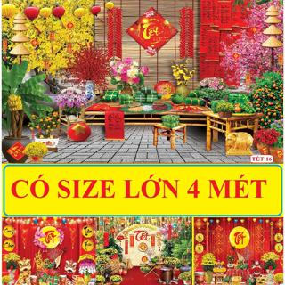 Decor trang trí  TẾT 2026 phụ kiện tranh vải treo tường mừng năm mới . Tranh Tết decor sự kiện tranh TẾT TET01- BIATON 