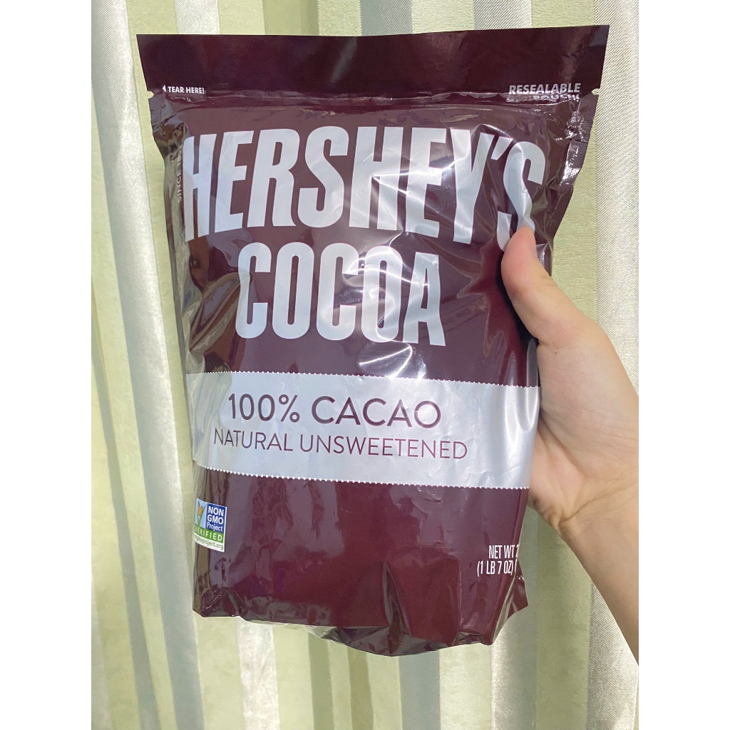 (US) Bột Cacao nguyên chất Hershey’s Cocoa 100% Cacao bột pha chế
