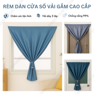  Rèm cửa sổ dán tường chống nắng 7+ MẪU CHẠY NHẤT 2025 chất liệu vải gấm cao cấp được chọn lọc kỹ 