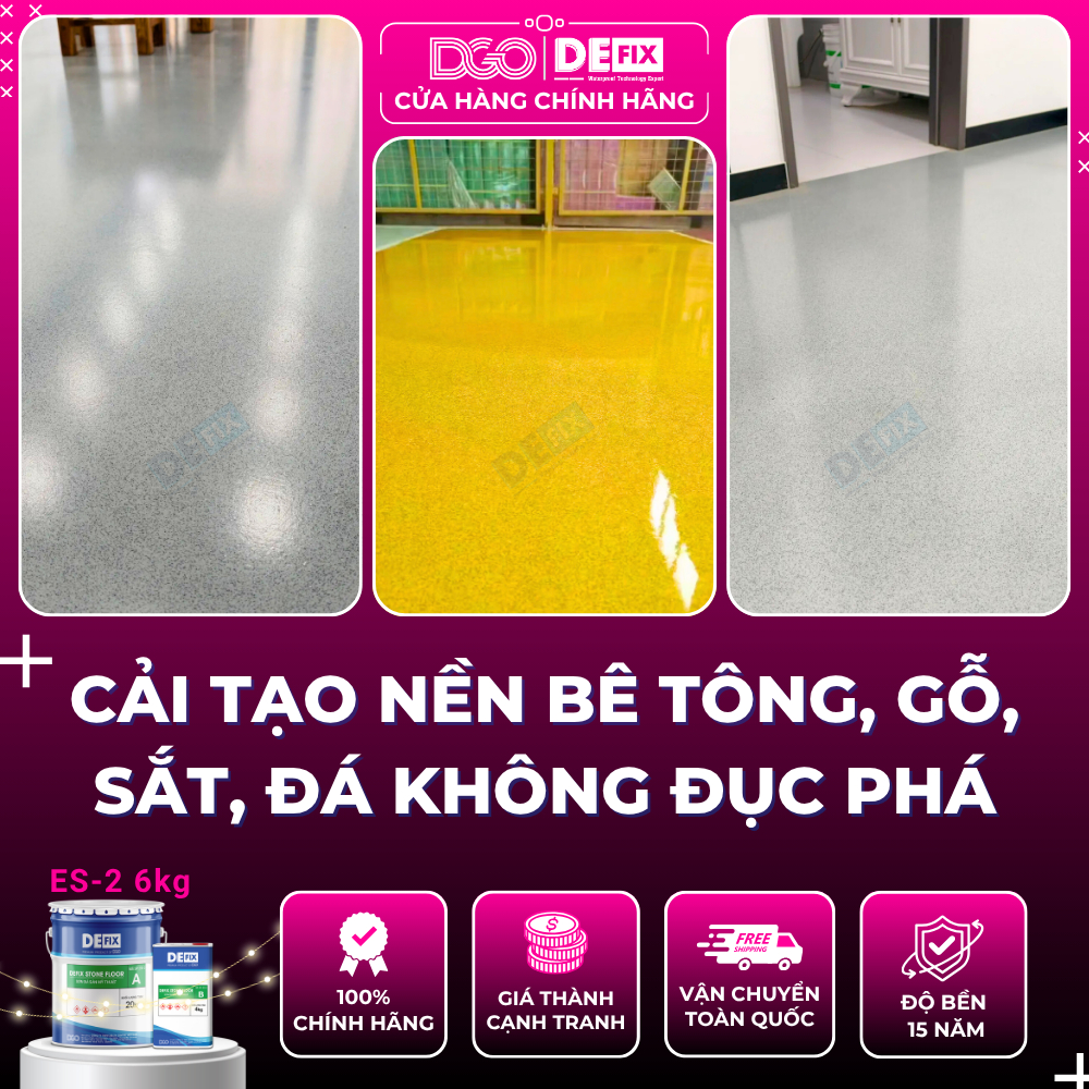 Thi công tại nhà sơn epoxy cát màu tự san bằng chống mài mòn, chống trơn truợt, sơn sàn epoxy cải tạ