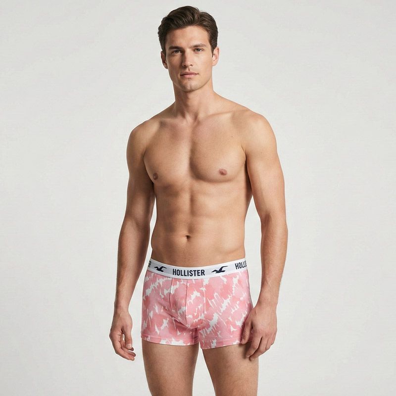 Quần lót nam hoạt tiết Hollister, A&F, chất COTTON thoáng mát, siêu thấm hút mồ hôi ( giao màu ngẫu 