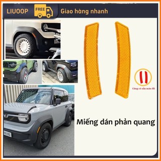 LIUOOP Miếng dán phản quang nhựa cứng cho miệng bánh xe Tem dán phản quang chắn bùn bánh xe, tem cảnh báo