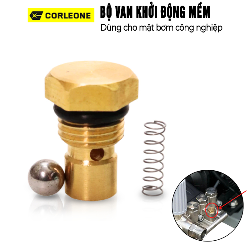 Bộ van khởi động mềm BH045 linh kiện phù hợp đầu bơm cao áp, máy rửa xe công nghiệp G300, G500, G800