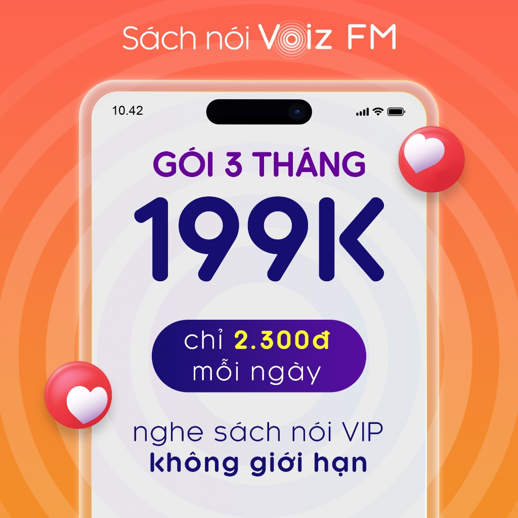 Gói Hội viên VIP - Ứng dụng sách nói Voiz FM - [E-Voucher] 3 tháng