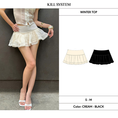 Chân váy xếp ly voan tơ WINTER- 𝐊𝐈𝐋𝐋 𝐒𝐘𝐒𝐓𝐄𝐌