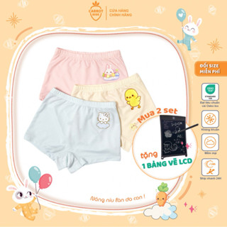  Set 3 quần lót đùi Tencel cho bé gái  9-52kg ,mềm mát co dãn đàn hồi kháng khuẩn 7A 
