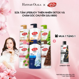   HANNAH LIVESTREAM  Sữa tắm Lifebuoy Thiên nhiên Detox Và Chăm Sóc Chuyên Sâu 800g 