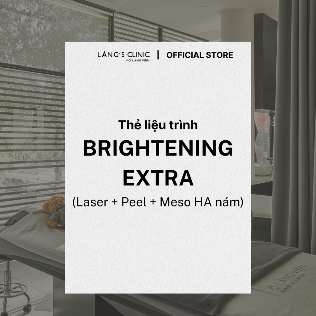 Thẻ liệu trình Brightening Extra da sáng khỏe, căng bóng
