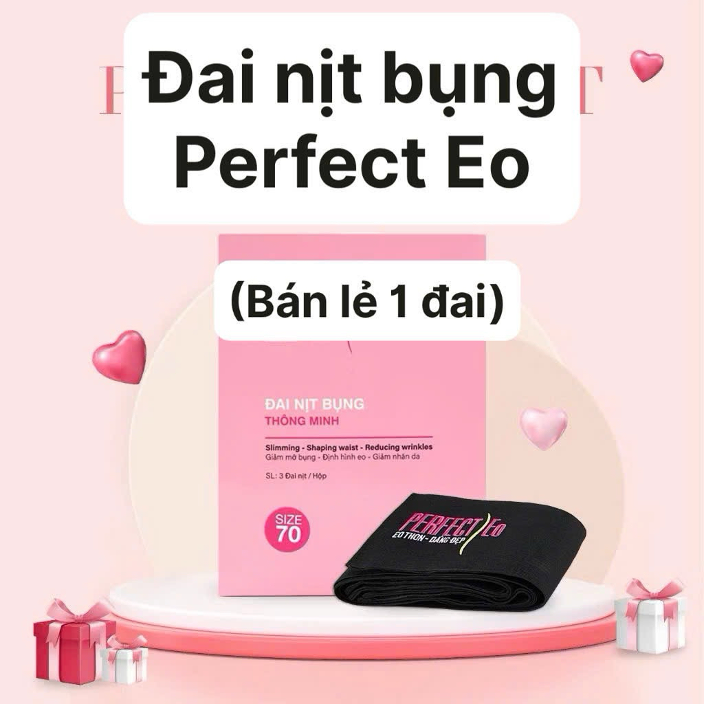 (Lẻ) Đai nịt đeo bụng hãng perfect eo chính hãng