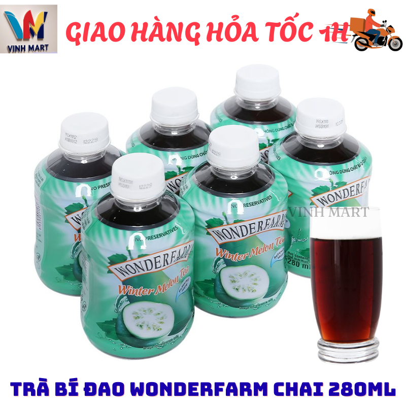 wonderfarm Trà Bí Đao 1 Lốc 6 Chai 280 ml - Vinhmart