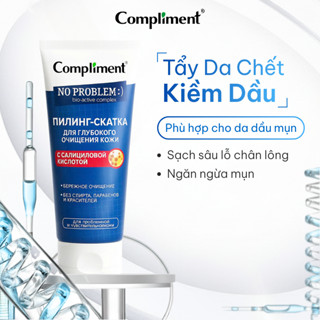  Gel Tẩy Tế Bào Chết Mặt Compliment Sạch Sâu Kiềm Dầu Đều Màu & Dịu Nhẹ Cho Da Mụn 80ml 