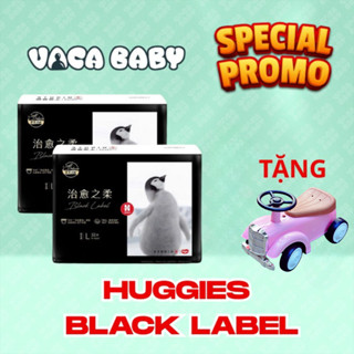   TẶNG XE  Combo 2 gói Tã bỉm QUẦN Huggies Black Label siêu cao cấp cho bé đủ size M36  L32  XL28  XXL24 miếng 