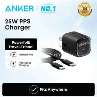 Bộ sạc Anker 25W USB C nhỏ gọn và có thể gập lại hỗ trợ sạc nhanh PPS cho Galaxy S24/Z Fold/Z Flip/Tab A2656