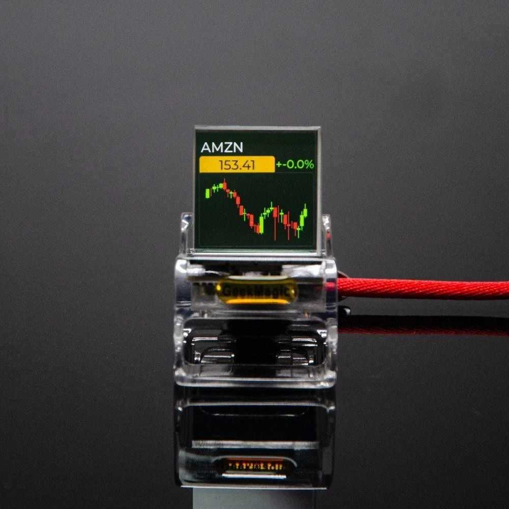 Crystal Cube <T> màn hình thông minh,Hologram 3D GeekMagic,chứng khoán, tiền ảo,...