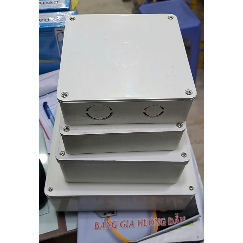 Hộp Box , Hộp Nối Dây Tự Chống Cháy (Loại Có Lỗ, ko lỗ) Sino E265/3X, E265/43, E265/53