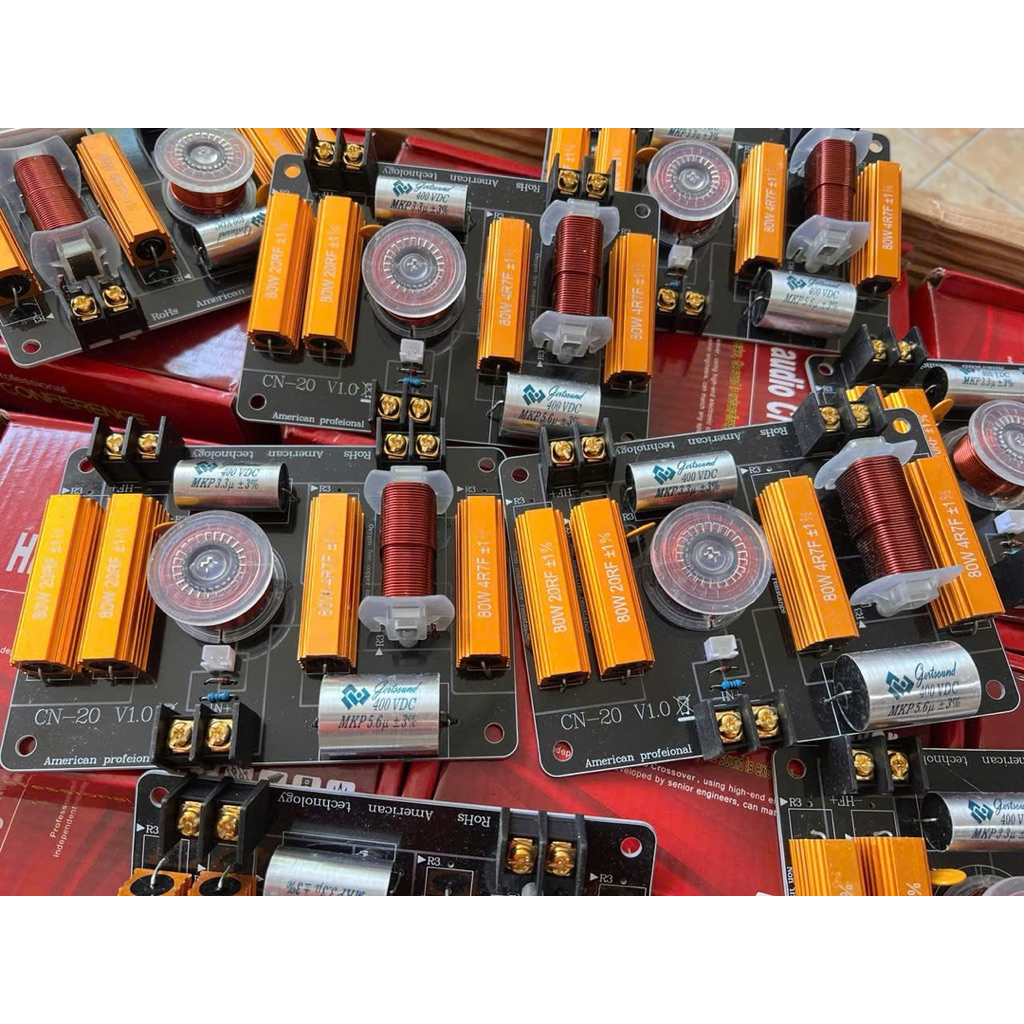 Phân tần Full đơn CN-20 dùng cho loa bass20-30-40-50 coil75