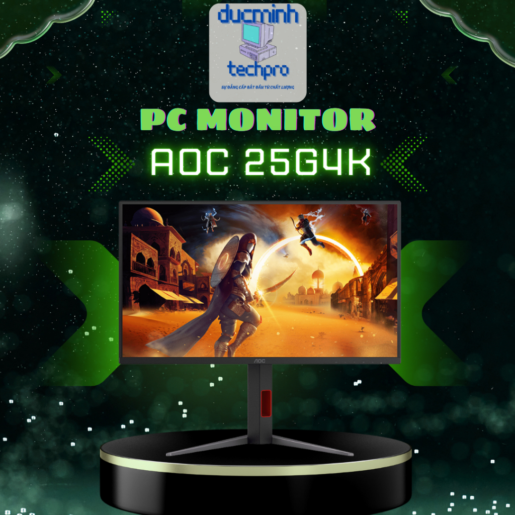 Màn Hình Gaming AOC 25G4K 24.5 inch || IPS || FHD || 0.3ms || 420Hz