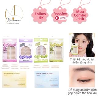  Miếng dán kích mí lưới Minoderm siêu tàng hình dính bằng nước không cần keo 