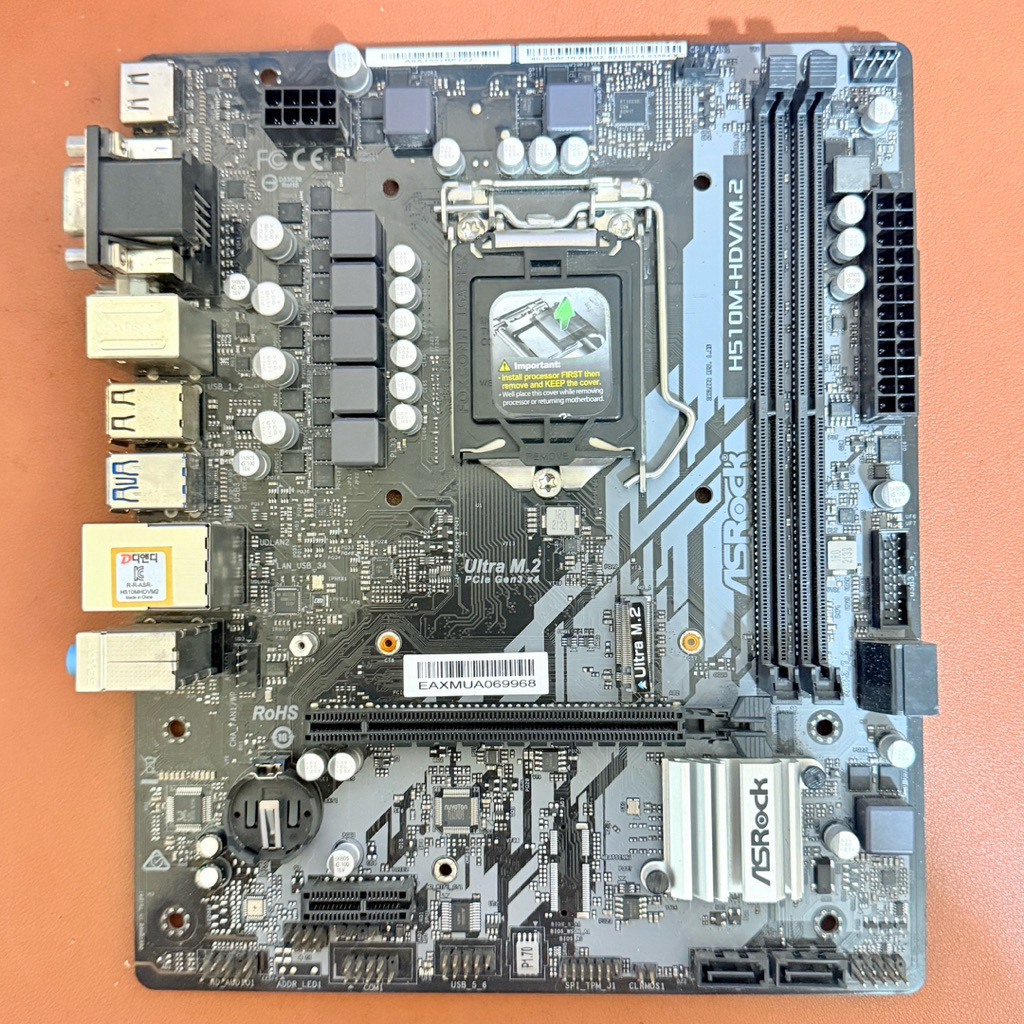 Mainboard ASRock H510M-HDV/M.2, hàng tháo máy bảo hành 1 tháng.