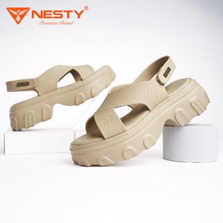 [NE24] Giày Sandal Nữ NESTY - Sandal Nữ Quai Chéo Đi Học, Đi Chơi Đế EVA Cao 6cm