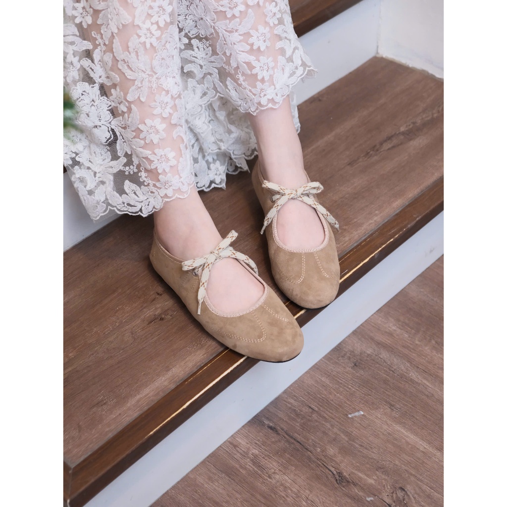 Kachi House B892 Giày quai nơ