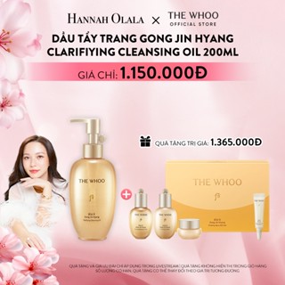  Hannah Olala x Whoo x Dầu tẩy trang THE WHOO Gong Jin Hyang Clarifiying Cleansing Oil 200ml 