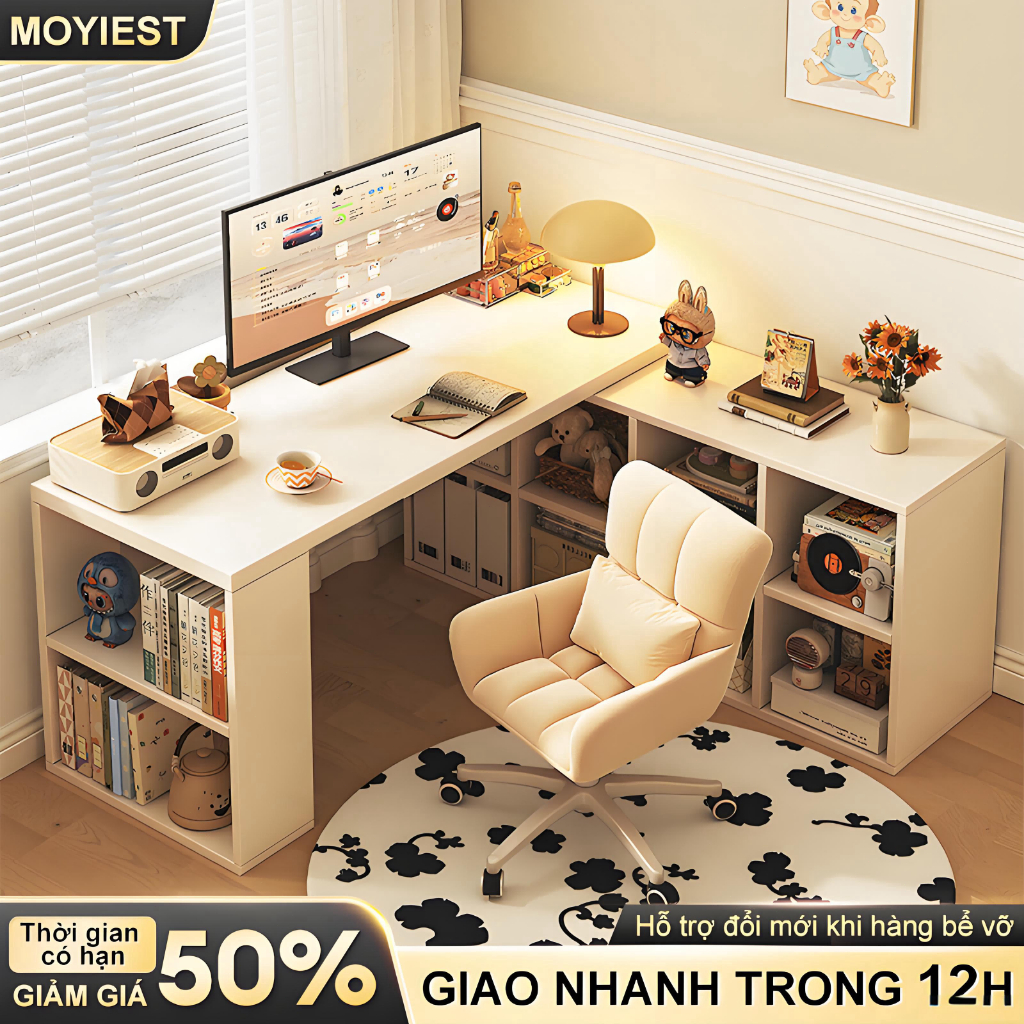 MY Bàn làm việc Bao gồm tủ tiết kiệm không gian chống ẩm và chống nấm mốc bảo vệ môi trường và an toàn | BigBuy360 - bigbuy360.vn