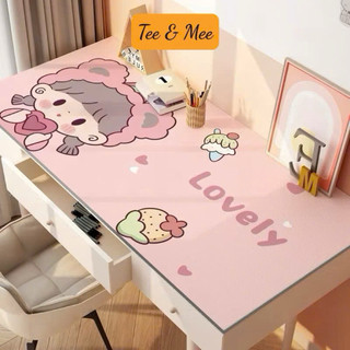 Thảm trải bàn máy tính Thảm trải bàn chống dầu da PU - Tee Mee