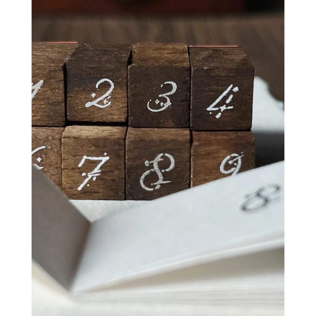 [Set] Stamp series Star Number & Goodnight Number | hãng Yamadoro