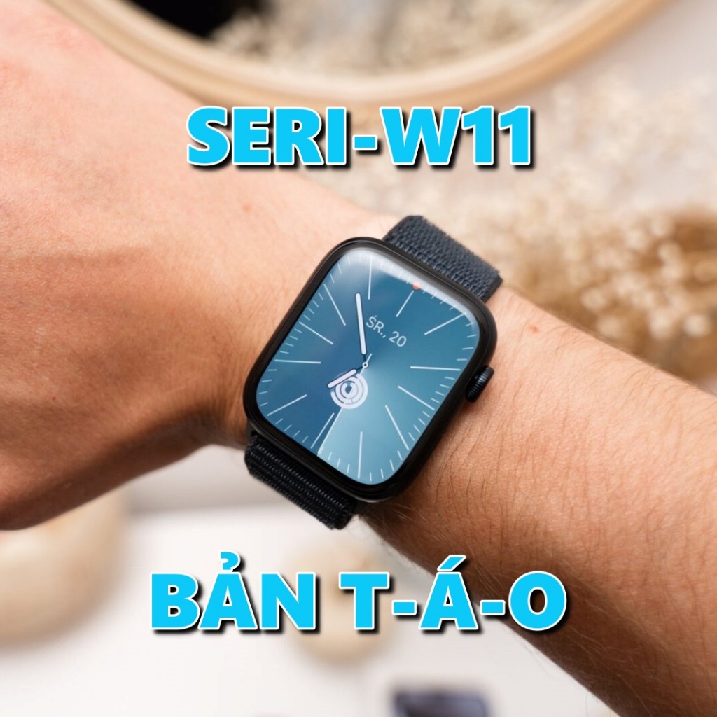 ĐỒNG HỒ THÔNG MINH SIRI11 - DYNAMIC ISLAND - VIỀN TITAN - FULL THÔNG BÁO NGHE GỌI - MÀN HÌNH CHỜ AOD