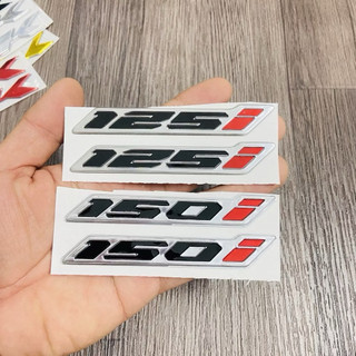 Cặp Tem Số Nổi 125i 150i Nhựa Nổi ABS Chất Lượng Cao Dành Cho Xe Moto