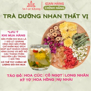 Trà Dưỡng Nhan 7 Vị (Gói Lẻ Dùng Thử), Trà Thảo Mộc Giúp Giảm Cân, Thanh Nhiệt Mát Gan Giải Độc