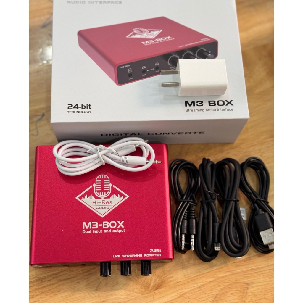 Box live cao cấp M3 đỏ hỗ trợ cho các dòng điện thoại
