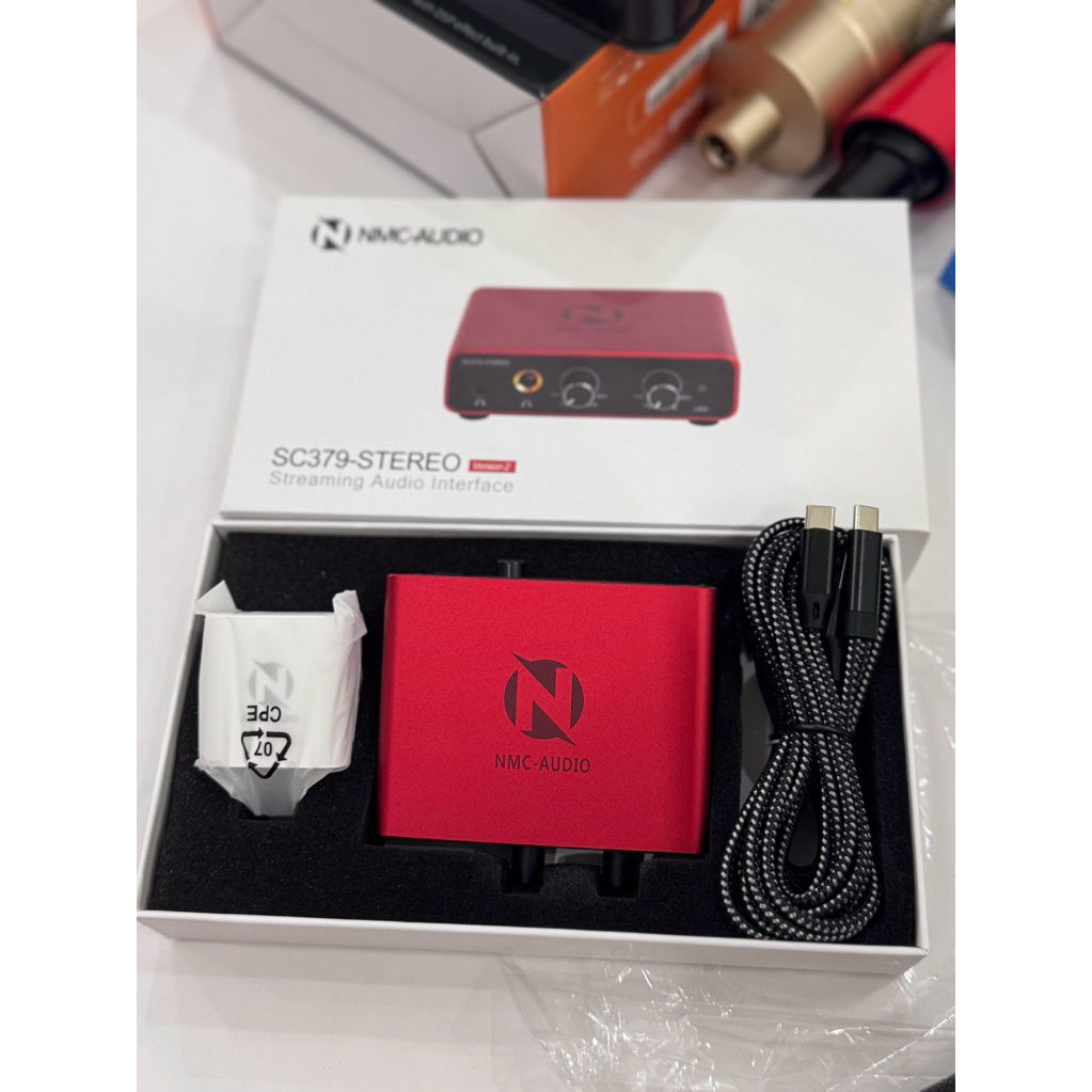 Box Livestream Stereo NMC SC379 bản V2 nâng cấp dây live dù