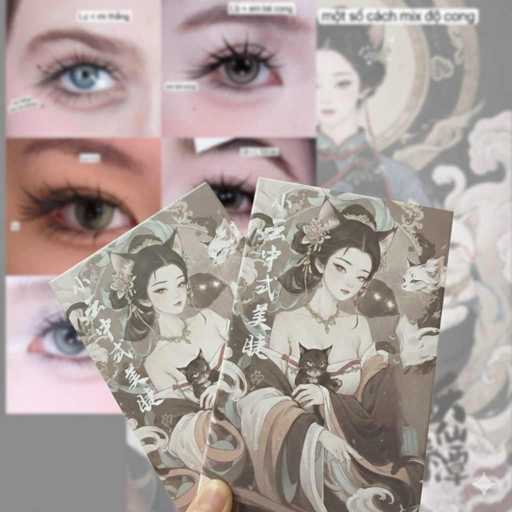 Hera Lash - Mi trung hoa chuẩn douyin - Độ cong Lc Lb Lj Ld Em bé J B C D