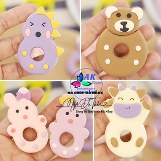 Khuôn nhấn cutter nhựa DONUT THÚ ( AKSHOPCAMLE 2601.902 )