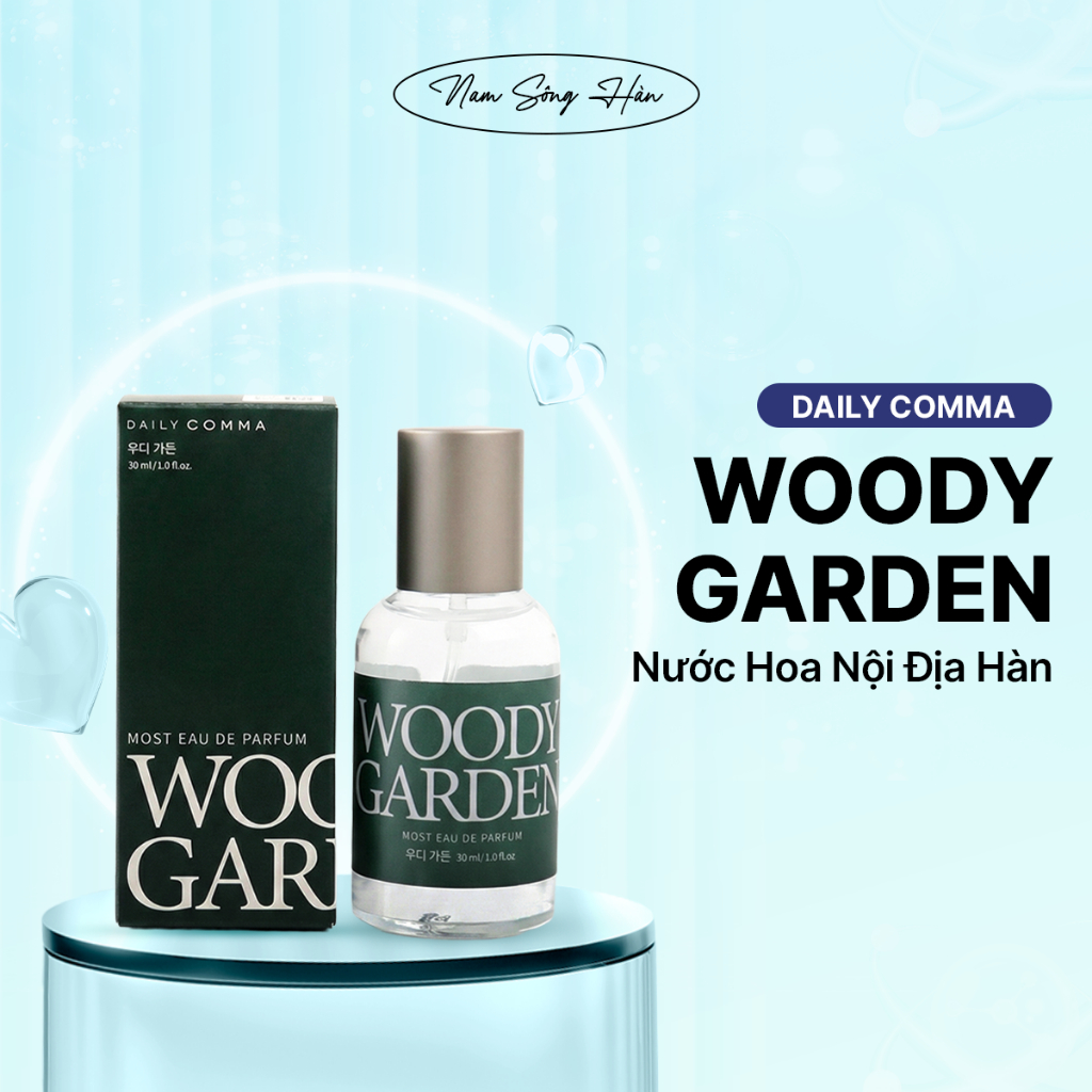 Nước hoa nội địa Hàn Quốc Daily Comma Most Eau de Parfum WOODY GARDEN