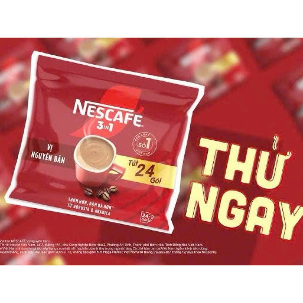 BỊCH CÀ PHÊ NESCAFE 3in1