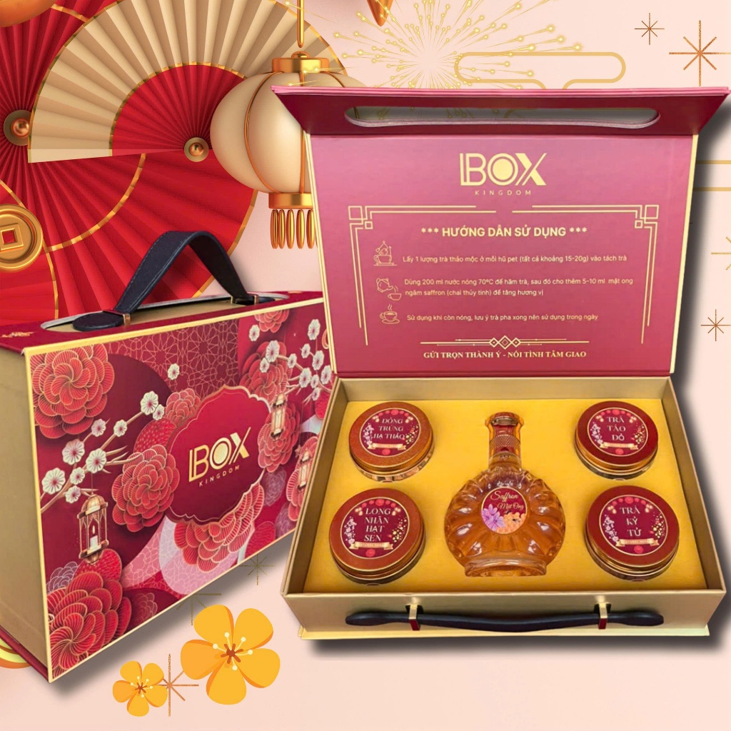 Set Quà Tết, Bộ Quà Tết Cao Cấp 5 Món Thảo Mộc, Bộ Set Quà Tết Special Vip Thượng Hạng