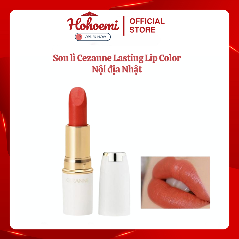 Son Cezanne Lasting Lip Color / son tint Cezanne lasting gloss lip (nội địa Nhật)