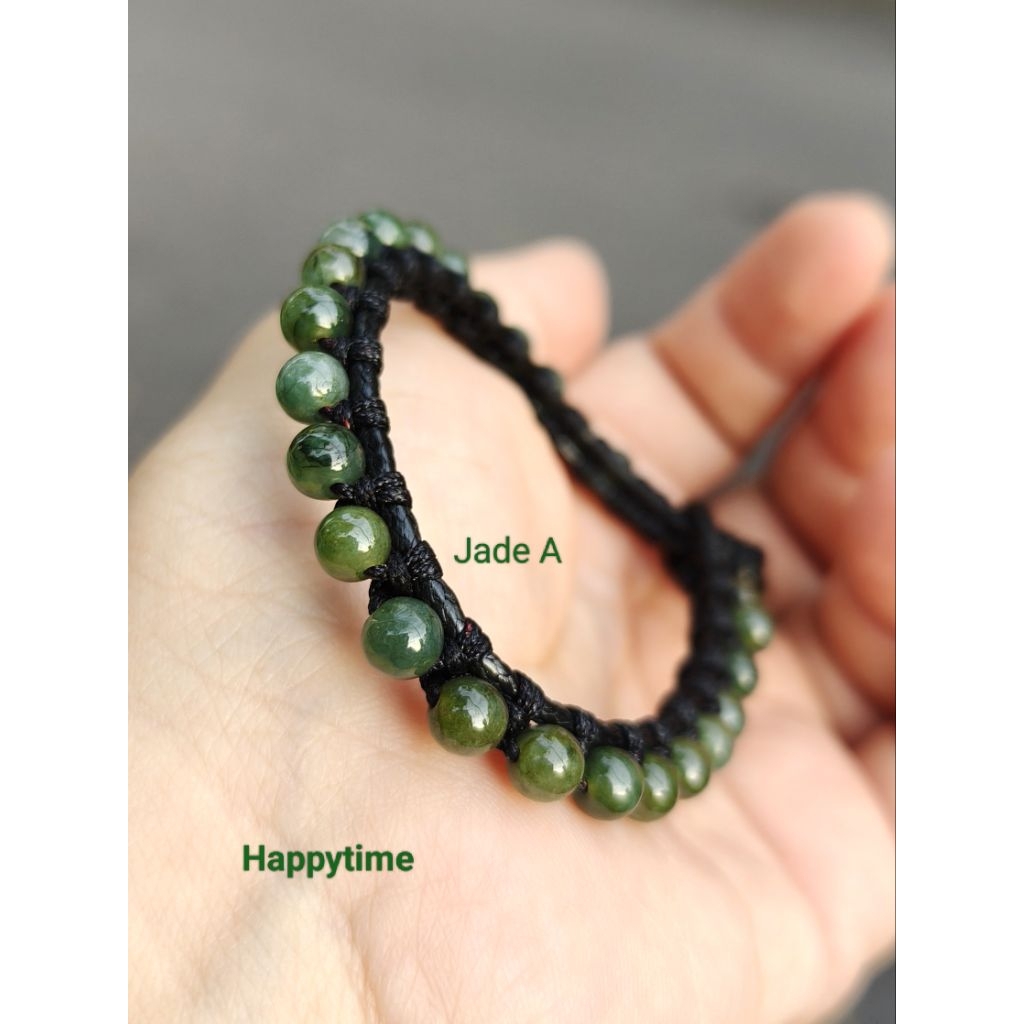 Sgn2512124 Vòng Tay thắt dây phối đá thiên nhiên Happytime  Handmade