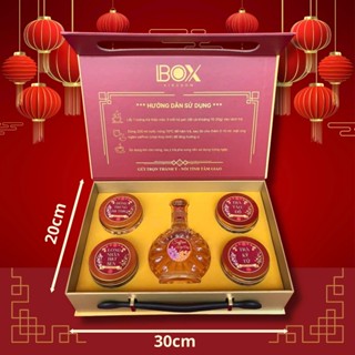 Set Quà Tết Gồm Trà Đông Trùng Tứ Vị Tốt Cho Sức Khoẻ & Saffron Ngâm Mật Ong Thượng Hạng