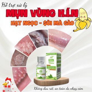   MỤN VÙNG KÍN  Tinh Chất Hỗ Trợ Xử Lý Sùi Mào Gà Hạt Ngọc Mụn Li Ti 10ml  Che Tên  