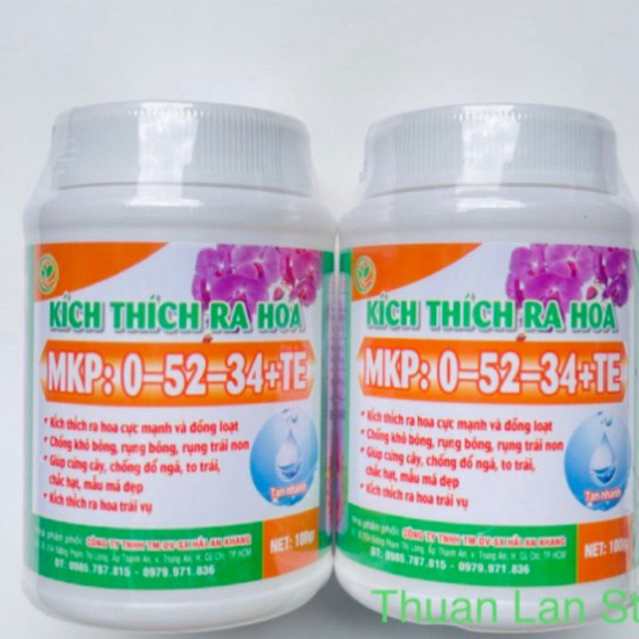 Set 2hủ Kích Thích Ra Hoa Cực Mạnh MKP 0-52-34+TE HAK hủ 100g