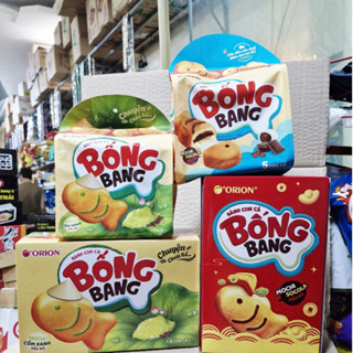  Bánh Con Cá  Bống Bang  Orion Mochi Socola Đậu Đỏ Cốm Xanh Đậu Đỏ Túi 145g  Hộp 232g 